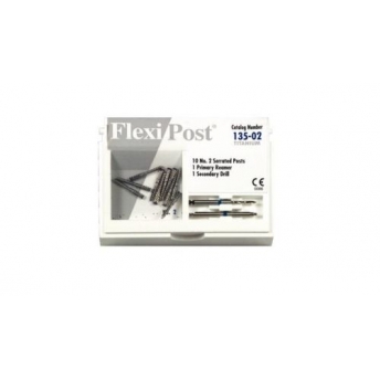 Flexi-Post Zestaw uzupełniający (tytanowe-niebieskie,rozmiar:02) 135-02