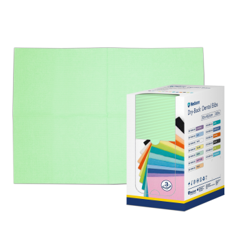 Medicom® SafeBasics™ Dry-Back® serwety dentystyczne, zielone
