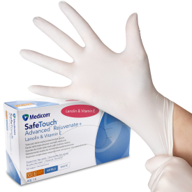 Medicom® SafeTouch® Advanced™ Rejuvenate™ rękawice nitrylowe, kolor biały, rozmiar XS