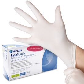Medicom® SafeTouch® Advanced™ Rejuvenate™ rękawice nitrylowe, kolor biały, rozmiar L