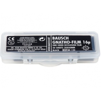 Gnatho-Film Soft Occlusal Film 16μ BK 120 Bausch