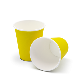 Medicom® kubki papierowe 180 ml, żółte